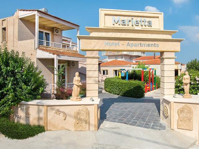 Marietta Hotel Apartments Pastida Exterior photo